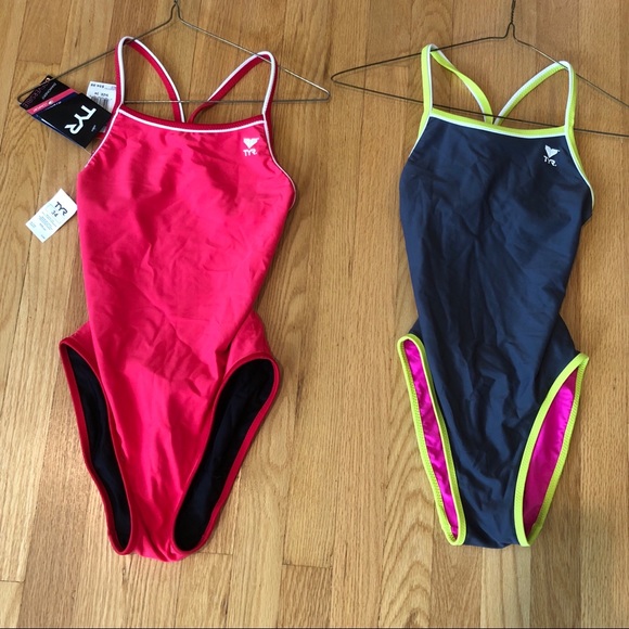 TYR Other - Two TYR Women’s Reversible Swimsuits Size 34 Med